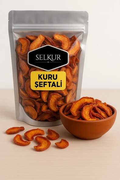 SELKUR  Kuru Şeftali 100gr-şekersiz- ürün görseli 1
