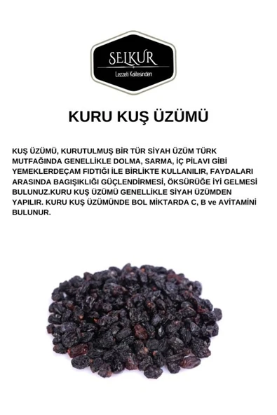 SELKUR  Kuş Üzümü 200 gr - Resim 2