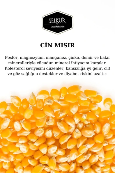 SELKUR  Cin Mısır 1KG - Resim 2