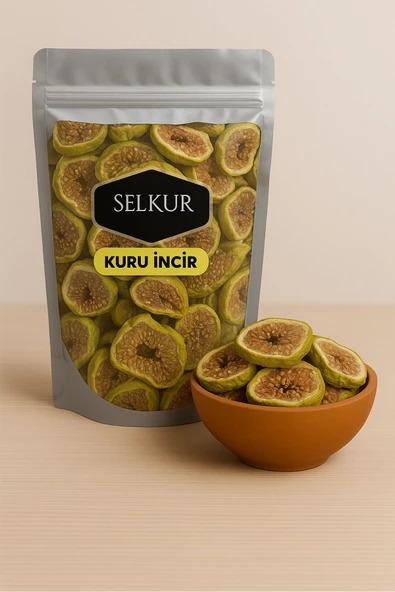 SELKUR  Kuru İncir 100GR(DİLİMLENMİŞ)-ŞEKERSİZ ürün görseli 1