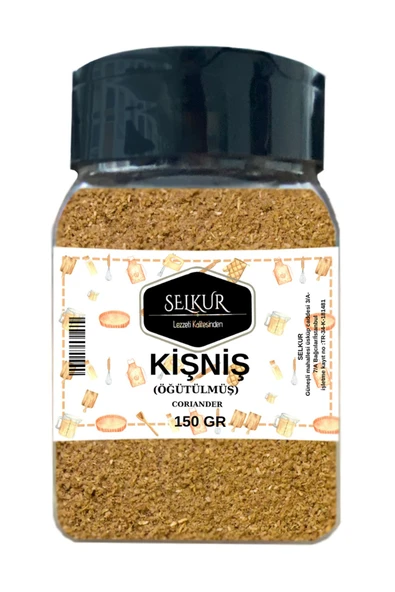 SELKUR  Kişniş 150gr(ÖĞÜTÜLMÜŞ) ürün görseli 1