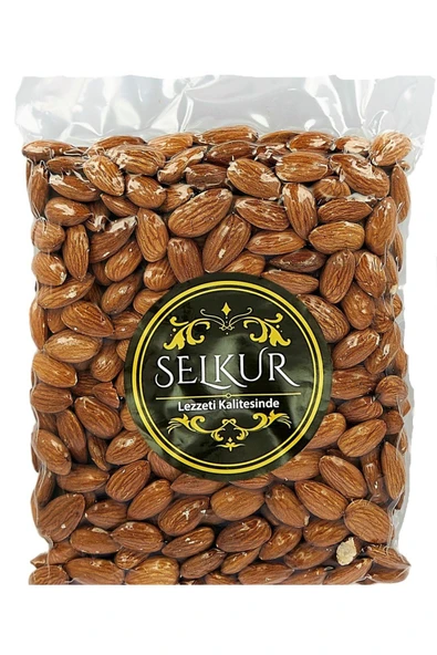 SELKUR  Çiğ Badem 500gr Vakumlu Ambalaj-iri Tane ürün görseli 1