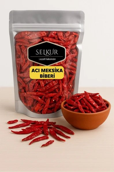 SELKUR  Acı Meksika Biberi 200GR ZEHİR ACI ürün görseli 1