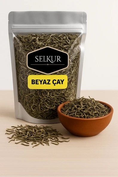 SELKUR  Beyaz Çay 50gr (WHİTE TEA BEYAZÇAY YAPRAĞI) ürün görseli 1