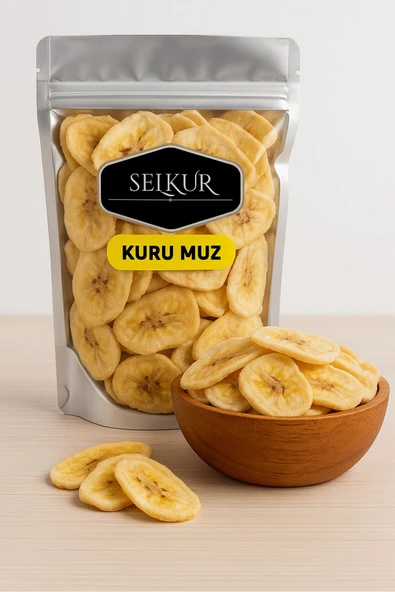 SELKUR  Kuru Muz 200GR 1.KALİTE ürün görseli 1