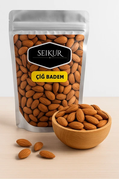 SELKUR  Çiğ Badem 200gr Kilitli Ambalajda Ithal ürün görseli 1