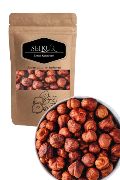 SELKUR  Çiğ Fındık 200gr Kilitli Ambalajda Çiğ ürün görseli 1