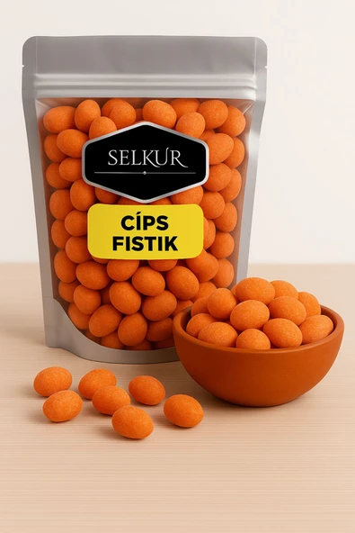 SELKUR  Kaplamalı Soslu Cips Fıstık 1kg ürün görseli 1