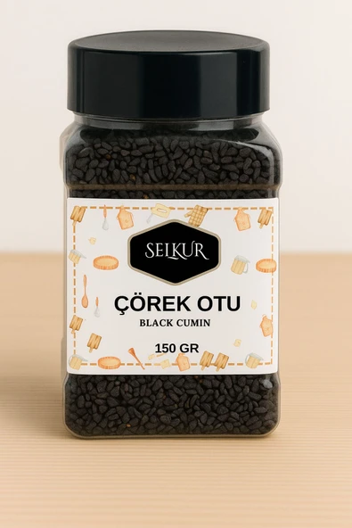 SELKUR  Çörek Otu 150gr %100 Saf & Katkısız Kara Tane Siyah Çörek Otu ürün görseli 1
