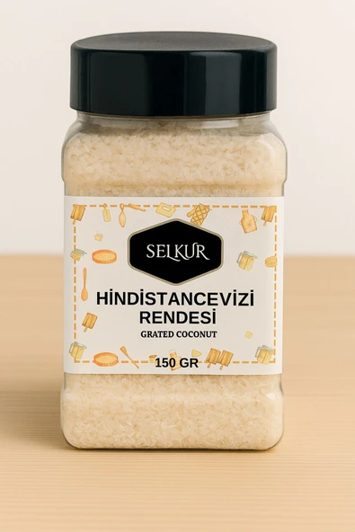 SELKUR  Hindistancevizi Rendesi 150gr Katkısız 1. Kalite ürün görseli 1