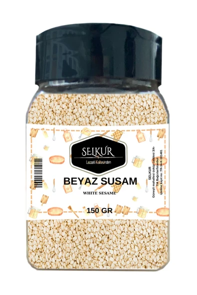 SELKUR  Beyaz Susam 150gr ürün görseli 1