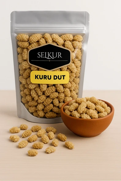 SELKUR  Kuru Dut 200gr Dut Kurusu Ulukale (DOĞAL KURUTULMUŞ,KATKISIZ) ürün görseli 1