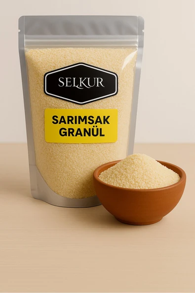 SELKUR  Sarımsak Granül 1kg Organik & Lezzetli Ince Kıyım ürün görseli 1