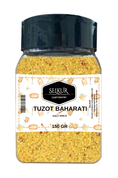SELKUR  Tuzot Baharatı (KURUTULMUŞ SEBZE VE TUZ KARIŞIMI)150gr ürün görseli 1