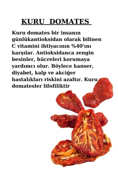 SELKUR  Kuru Domates 500GR - Resim 4