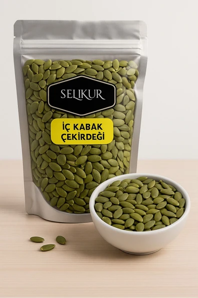 SELKUR  Kabak Çekirdeği Içi 1kg(ÇİĞ, TUZSUZ) ürün görseli 1