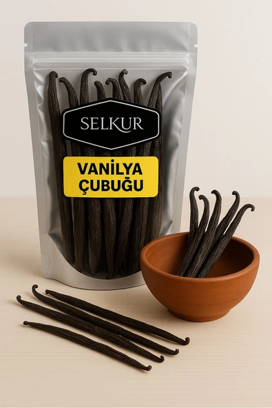 SELKUR  Vanilya Çubuğu 20 Adet (vakumlu Ambalaj) ürün görseli 1