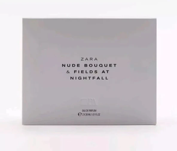 ZARA NUDE BOUQUET + FIELDS AT NIGHTFALL EDP 2X30 ML - Resim 2