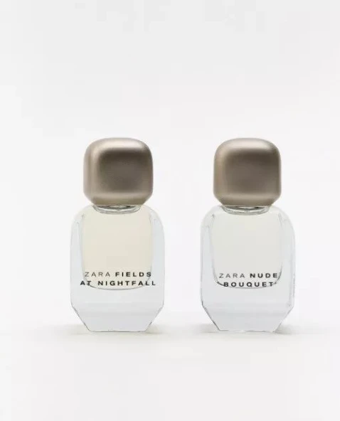 ZARA NUDE BOUQUET + FIELDS AT NIGHTFALL EDP 2X30 ML - Resim 5