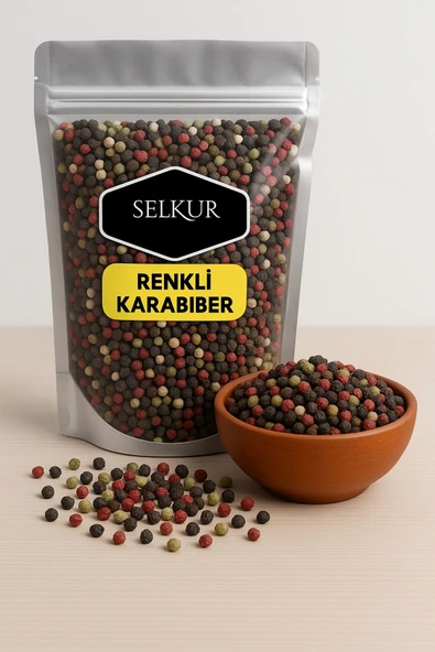 SELKUR  Renkli Karabiber 50gr Mix-tane ürün görseli 1