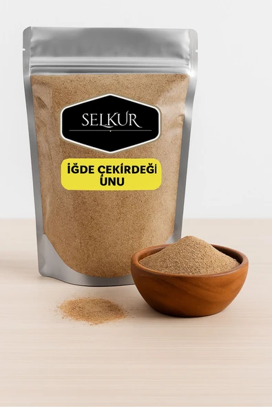 SELKUR  İğde Çekirdeği Tozu 500GR(FIRINLANMIŞ-TAZE ÖĞÜTÜLMÜŞ) ürün görseli 1