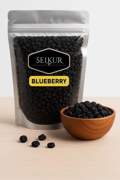 SELKUR  Yaban Mersini 200gr 1.kalite(BLUEBERRY) ürün görseli 1