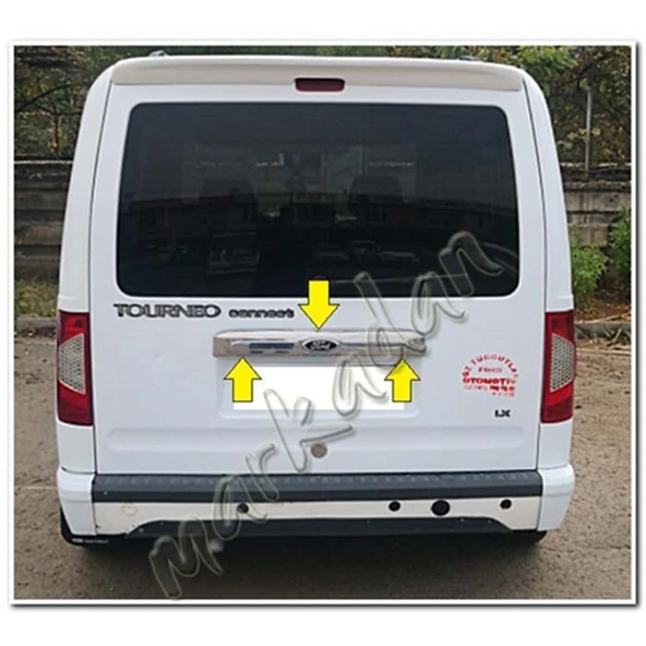 WOC Chrome Ford Connect Krom Bagaj Çıtası 2009-2014 Paslanmaz Çelik ürün görseli 1