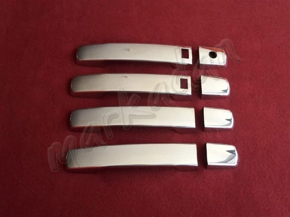 DB Chrome Nissan Qashqai Sensörlü Kapı Kolu Nikelajı 2007-2014 4 Kapı P.Çelik ürün görseli 1