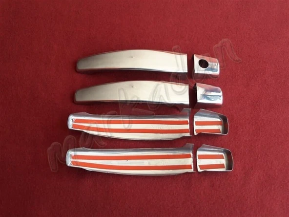 DB Chrome Opel Signum Kapı Kolu Nikelajı 2003-2008 4 Kapı P.Çelik - Resim 2