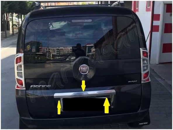 Fiat Fiorino Krom Bagaj Çıtası 2008-2016 Tek Kapı Paslanmaz Çelik ürün görseli 1
