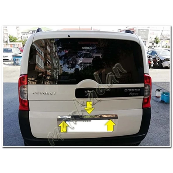 Peugeot Bipper Krom Bagaj Çıtası 2008-2016 Tek Kapı Paslanmaz Çelik ürün görseli 1