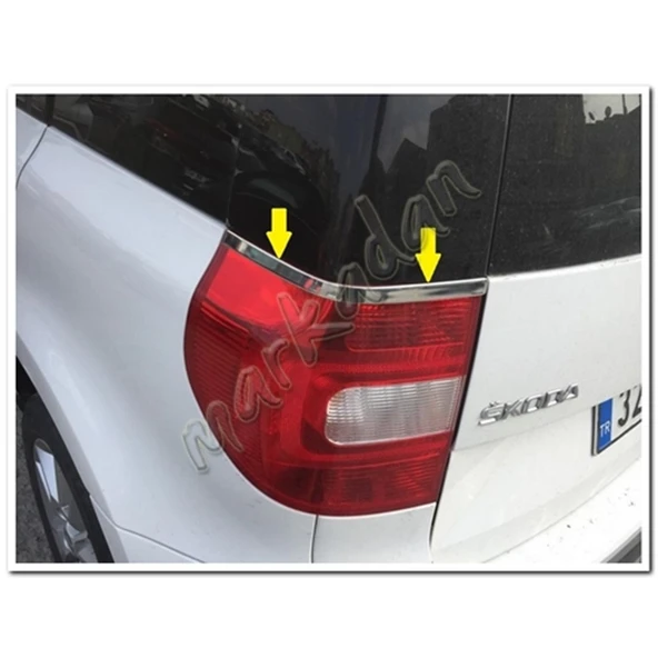 Skoda Yeti Krom Stop Alt Çıtası 2010-2017 2 Parça Paslanmaz Çelik ürün görseli 1