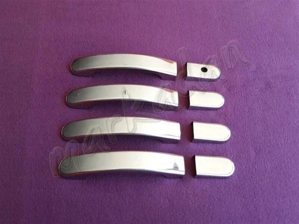 WOC Chrome Ford Fiesta Krom Kapı Kolu 2002-2008 4 Kapı Paslanmaz Çelik ürün görseli 1