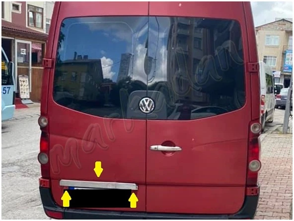 VW Crafter Krom Bagaj Çıtası 2006-2017 Paslanmaz Çelik ürün görseli 1