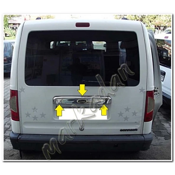 Markadan Ford Connect Krom Bagaj Çıtası 2002-2008 Paslanmaz Çelik ürün görseli 1