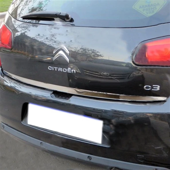 WOC Chrome Citroen C3 Krom Bagaj Alt Çıta 2009-2016 Paslanmaz Çelik ürün görseli 1