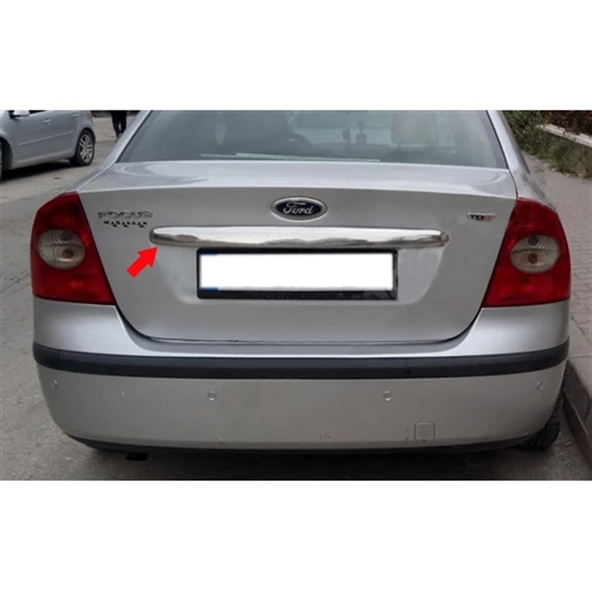 Ford Focus Sedan Krom Bagaj Çıtası 2005-2011 Paslanmaz Çelik ürün görseli 1