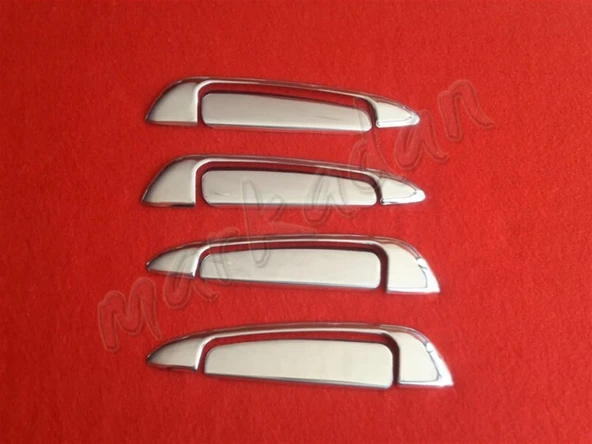 Markadan Fiat Grande Punto Krom Kapı Kolu 2006-2017 4 Kapı 8 Parça Paslanmaz Çelik ürün görseli 1