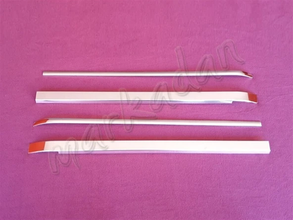 WOC Chrome Fiat Fiorino Krom Sürgülü Kapı Çıtası 2008 Sonrası 4 Parça Paslanmaz Çelik ürün görseli 1