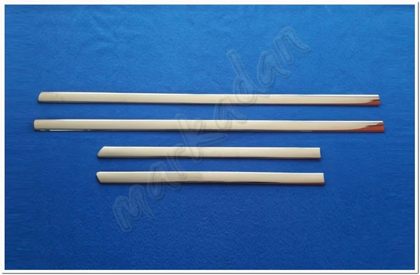 VW Golf 4 Krom Yan Kapı Çıtası 1998-2004 4 Parça Paslanmaz Çelik ürün görseli 1
