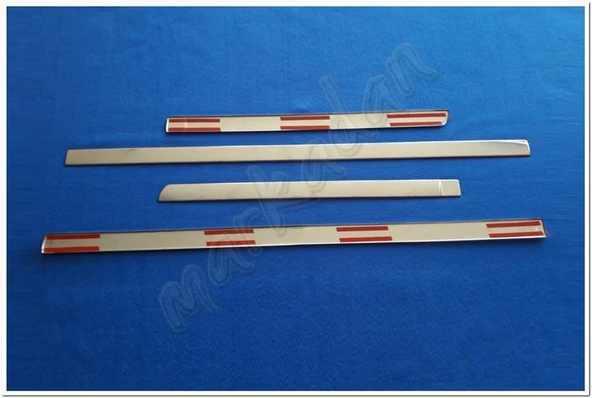 Ford C-Max Krom Yan Kapı Çıtası 2003-2010 4 Parça Paslanmaz Çelik - Resim 2