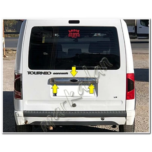 Markadan Ford Connect Krom Bagaj Çıtası 2009-2014 Paslanmaz Çelik ürün görseli 1