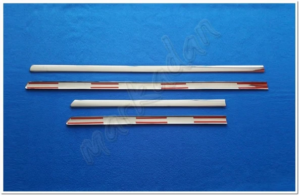 VW Golf 4 Krom Yan Kapı Çıtası 1998-2004 4 Parça Paslanmaz Çelik - Resim 3
