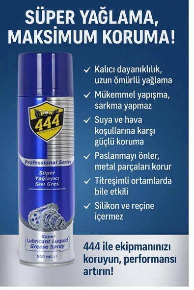 Süper Yağlayıcı Sıvı Gres 500ml - Resim 3