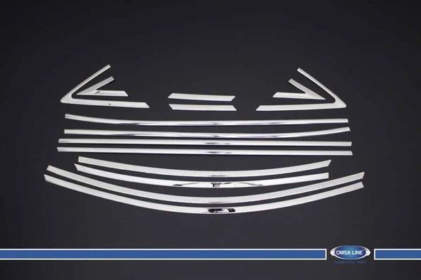 OMSA Hyundai Accent Blue Krom Cam Çerçevesi 14 Parça 2011-2017 Arası ürün görseli 1