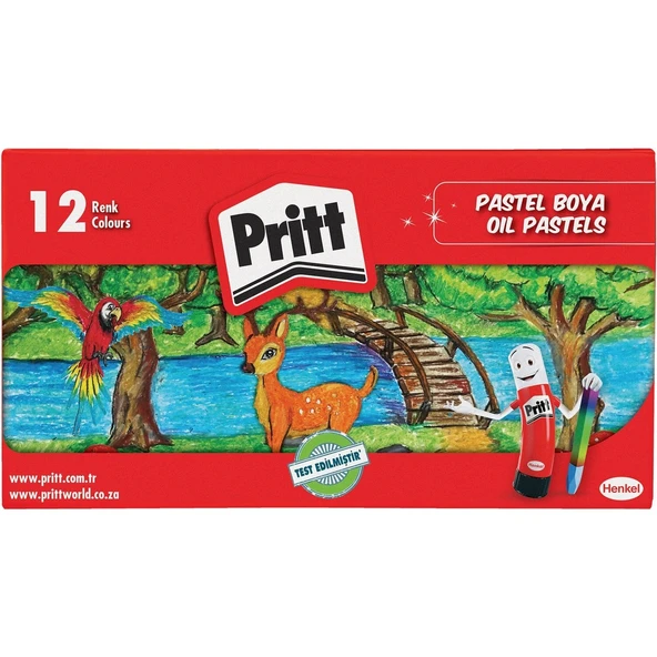 Pritt Pastel Boya 12 Renk Karton Kutu 1048061 1900 0644 ürün görseli 1