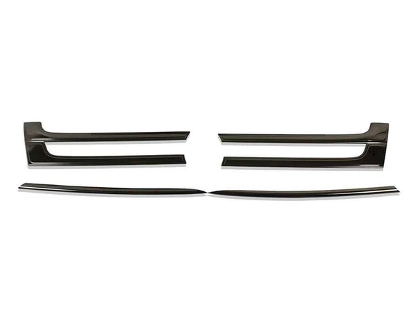 OMSA VW T5 Transporter Siyah Krom Ön Panjur 4 Parça 2010-2014 Arası ürün görseli 1