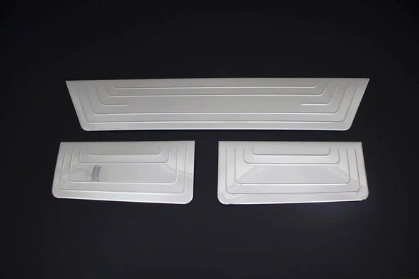 OMSA VW T5 Transporter Krom Kapı Eşiği 3 Parça Yazısız 2003-2023 Arası VAN ürün görseli 1