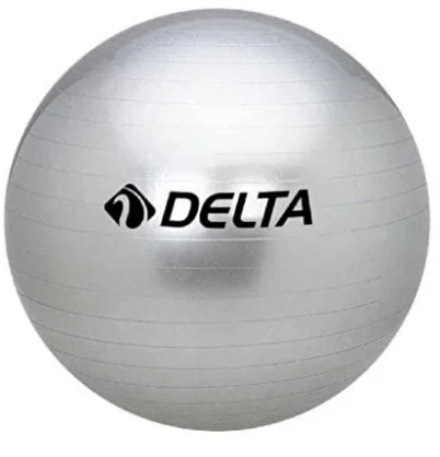 Delta 65 Cm Deluxe 160 Cm - 169 Cm Boy Aralığında Olanlar Için Uygun Gümüş Pilates Topu (POMPA YOK) ürün görseli 1