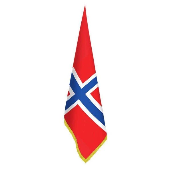 Norveç Bayrağı - Ofis-Makam-Toplantı Odaları - Saçaklı Makam Bayrağı ürün görseli 1